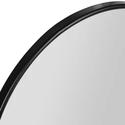 Miroir en fer noir d70cm - Arlequin