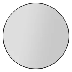 Miroir en fer noir d110cm - Arlequin