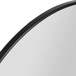 Miroir en fer noir d110cm - Arlequin