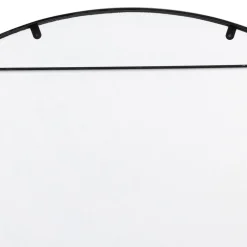 Miroir en fer noir d110cm - Arlequin