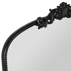 Miroir en fer noir h169cm - Dorhan