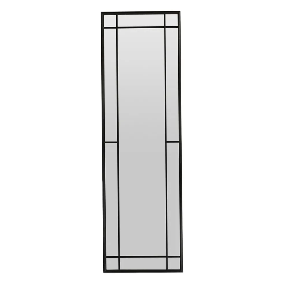 Miroir en fer noir h175cm - Osaka