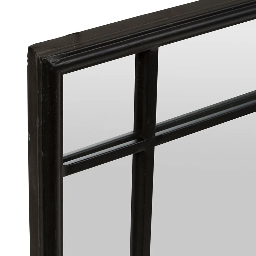 Miroir en fer noir h175cm - Osaka