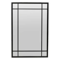 Miroir en fer noir h90cm - Osaka
