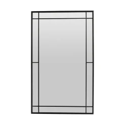 Miroir en fer noir h143cm - Osaka