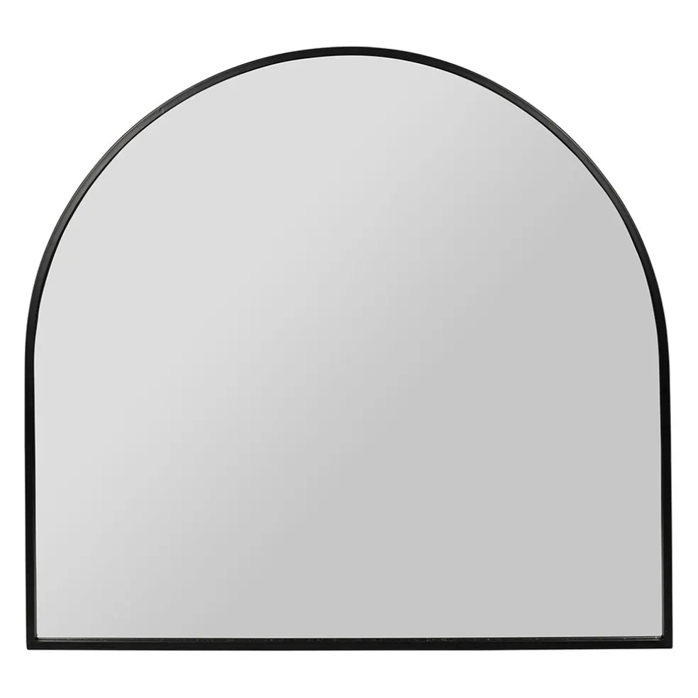 Miroir en fer noir 83.5xh79.5cm - Badria