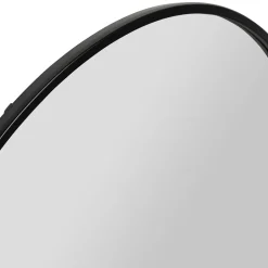 Miroir en fer noir 83.5xh79.5cm - Badria