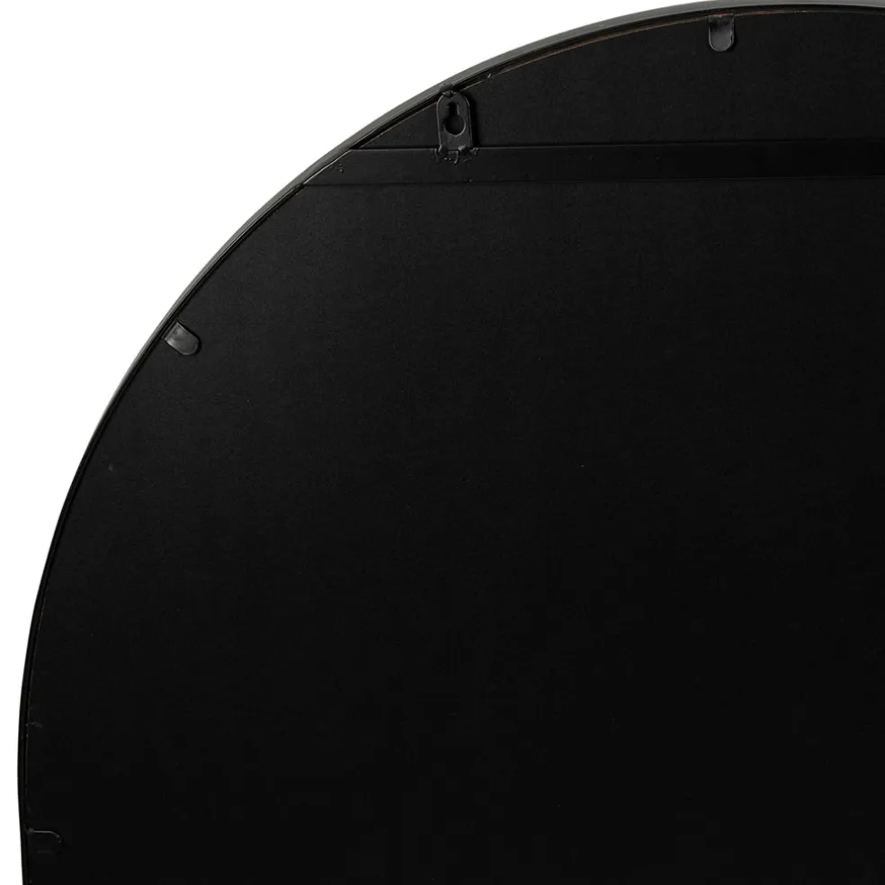 Miroir en fer noir 83.5xh79.5cm - Badria