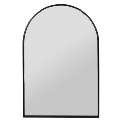 Miroir en fer noir 61xh91.5cm - Badria