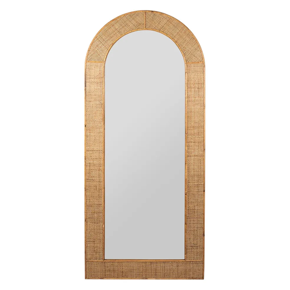 Miroir en rotin 70xh160.5cm - Tamba