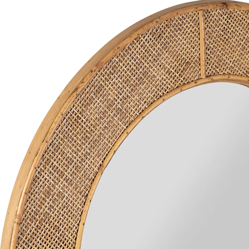 Miroir en rotin 70xh160.5cm - Tamba