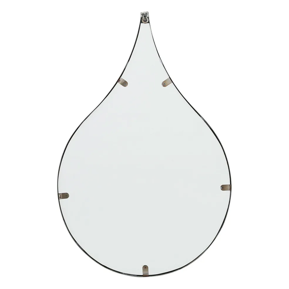 Miroir goutte en fer noir 42.5xh64cm - Kerian