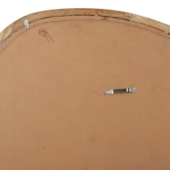 Miroir irrégulier en bois de manguier naturel 93x97cm -hervea