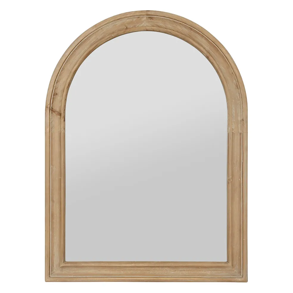 Miroir naturel foncé 60x80cm en bois de sapin - firmin