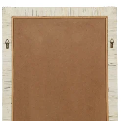 Miroir rectangle en rotin naturel 50.5x75.3cm