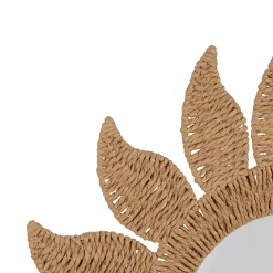 Miroir rond en corde naturel d60cm - Allegra