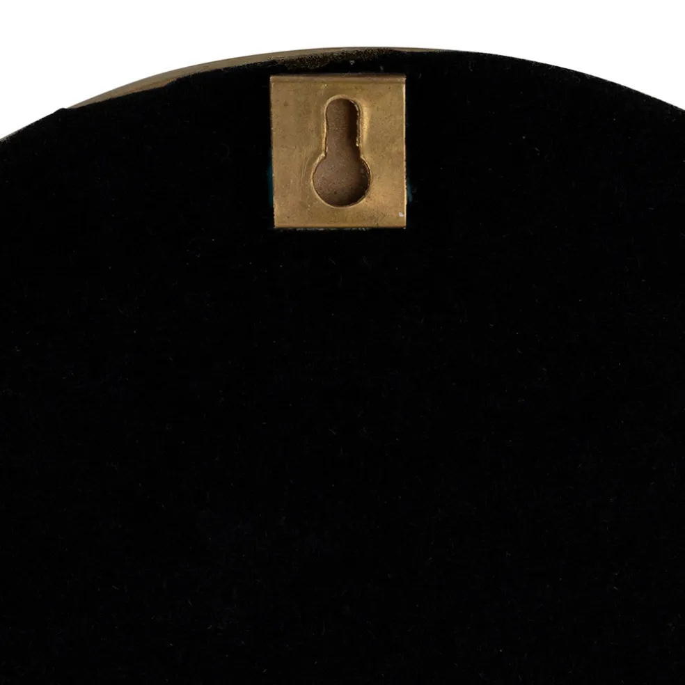 Miroir rond en laiton et miroir d25cm - Belisama