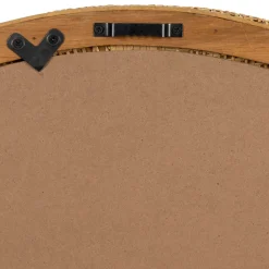 Miroir rond en rotin d80cm - Tamba