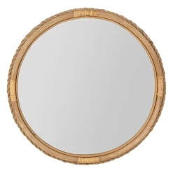 Miroir rond en sapin d53cm - Trappeur