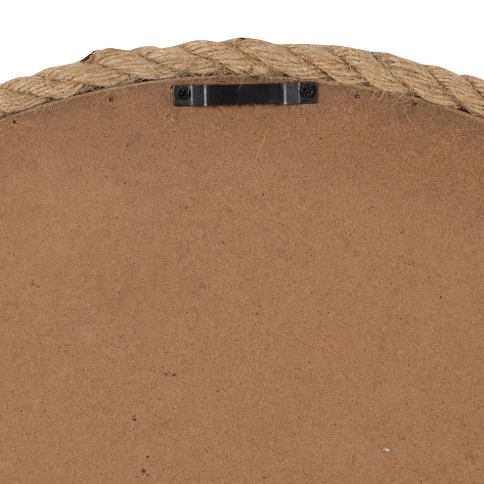 Miroir rond en sapin d53cm - Trappeur