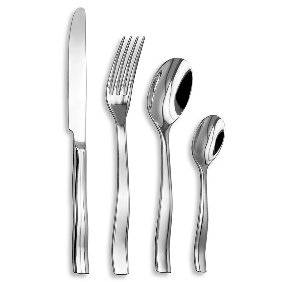 Ménagère 24 pièces en inox argent - ola