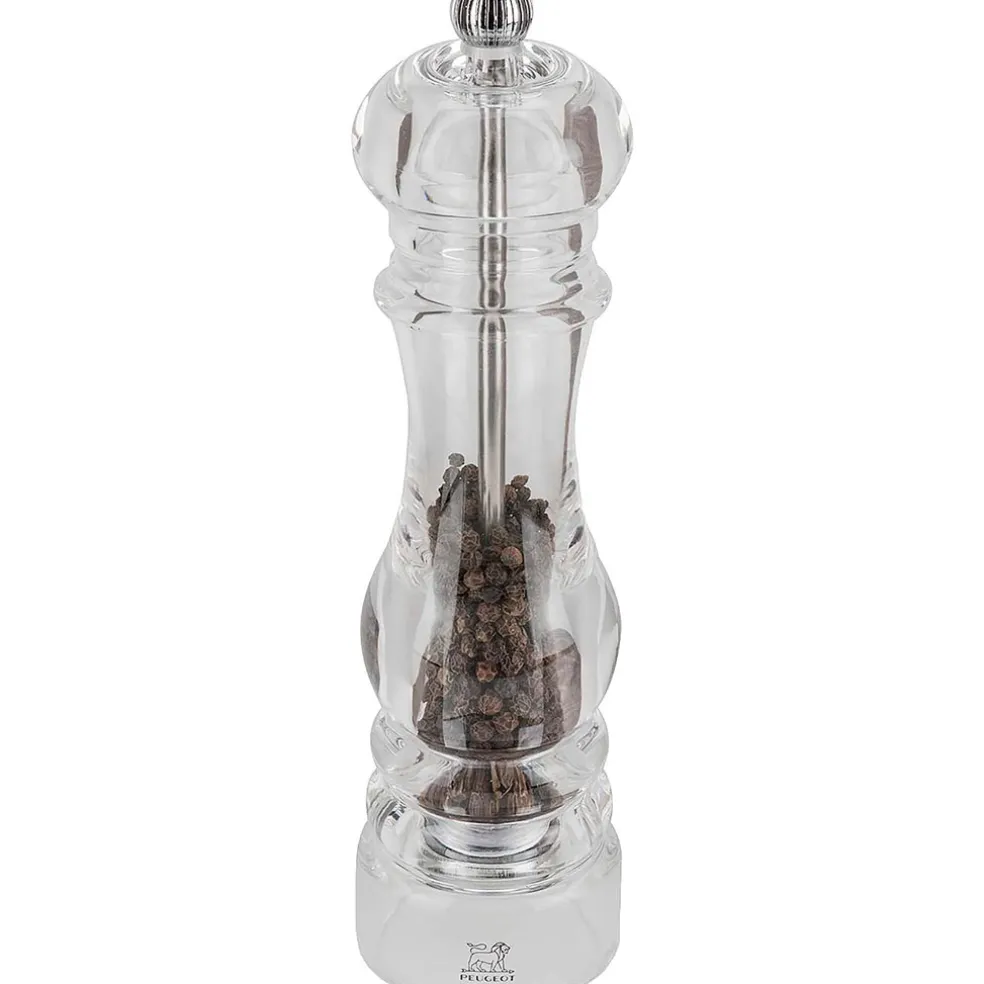 Moulin à poivre nancy en acrylique transparent 22cm