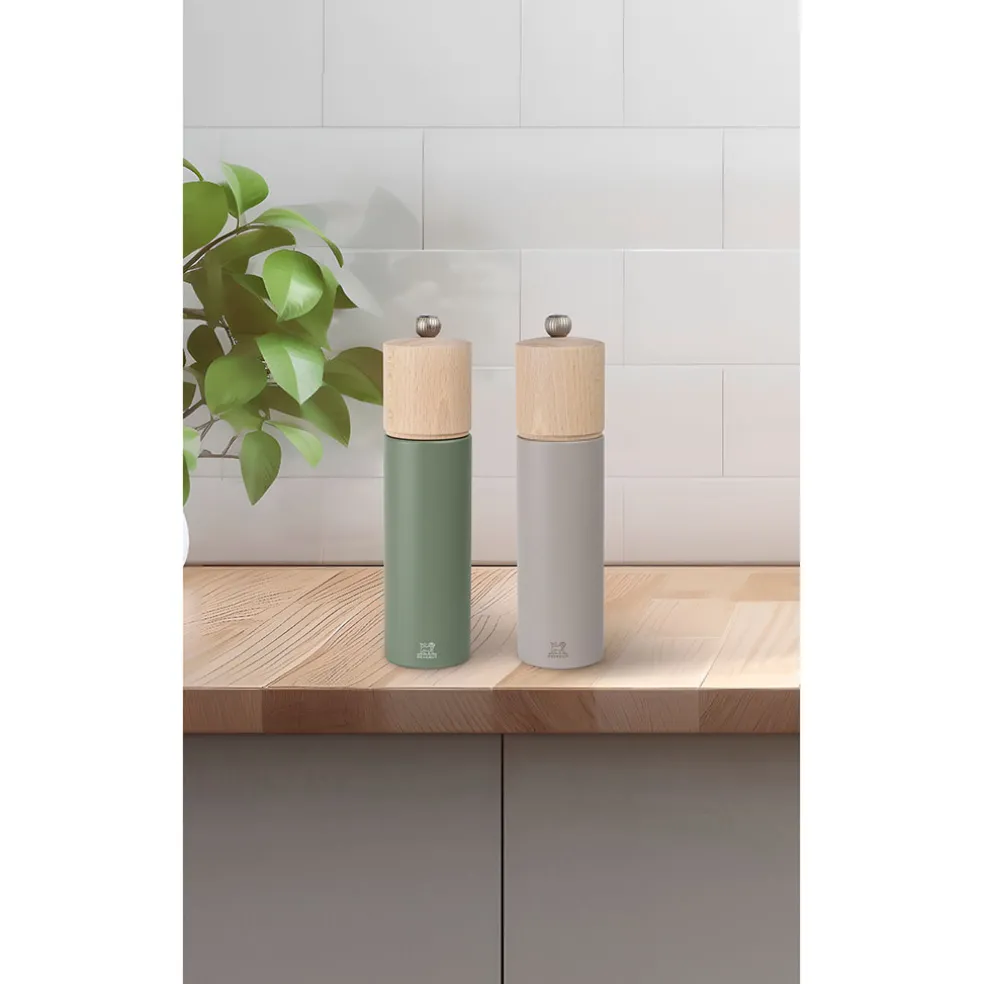 Moulin à poivre vert fougère h21.5cm - Boreal