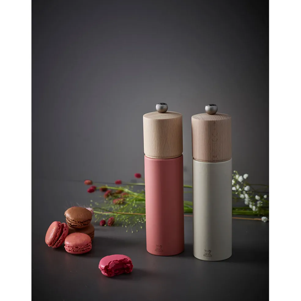 Moulin à sel blanc plume h21.5cm - Boreal