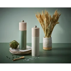 Moulin à sel blanc plume h21.5cm - Boreal