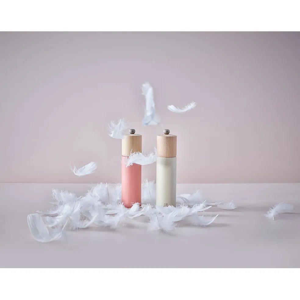 Moulin à sel blanc plume h21.5cm - Boreal