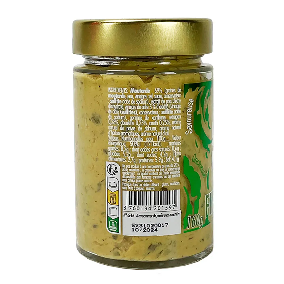 Mousse de moutarde aux fines herbes