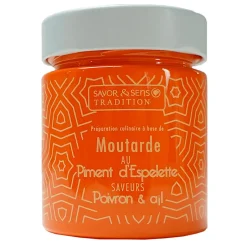 Moutarde au piment d'espelette & ail