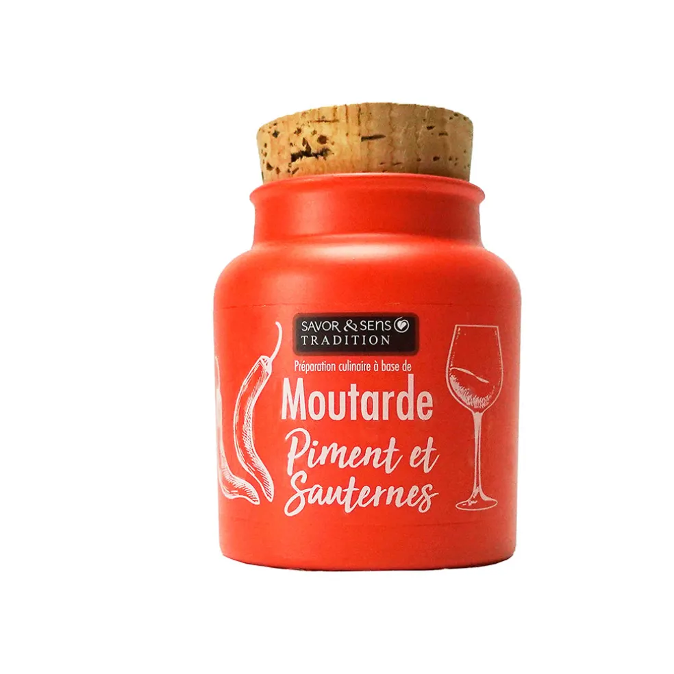Moutarde piment d'espelette et sauterne