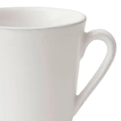 Mug americain en faïence blanc