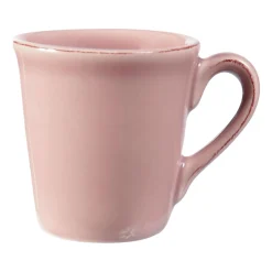 Mug americain en faïence rose poudré