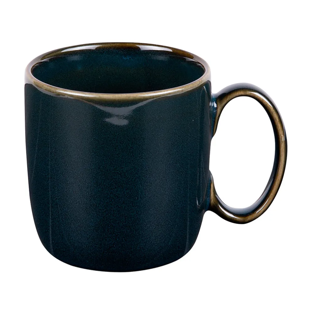 Mug en grès bleu 38cl - Elyas