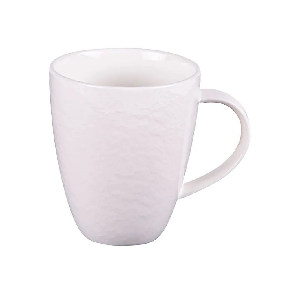 Mug en porcelaine blanche 34cl - Ecume