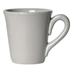Mug gris perle en faïence 50cl