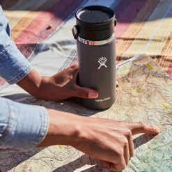 Mug isotherme bouchon flex vert agave 355ml