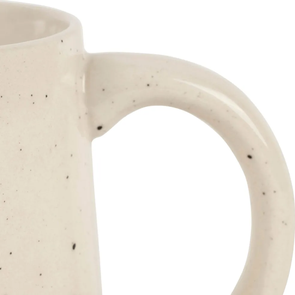 Mug Pingouin en grès blanc moucheté 35cl - Sweetdream