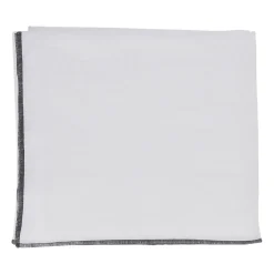 Nappe corino blanc 160x160cm coton lavé 170g/m2