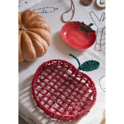 Nappe en coton écru 250x145cm - P'tit légumes