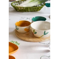 Nappe en coton écru 250x145cm - P'tit légumes