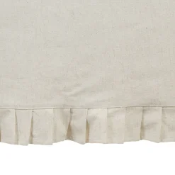 Nappe rectangle chambray naturel 250x160cm en coton et flex