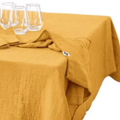 Nappe safran 150x250cm - Gaia