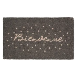 Paillasson bienvenue Gris en Coco