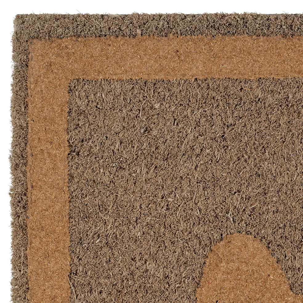 Paillasson homard en coco naturel 73x43cm - Homard