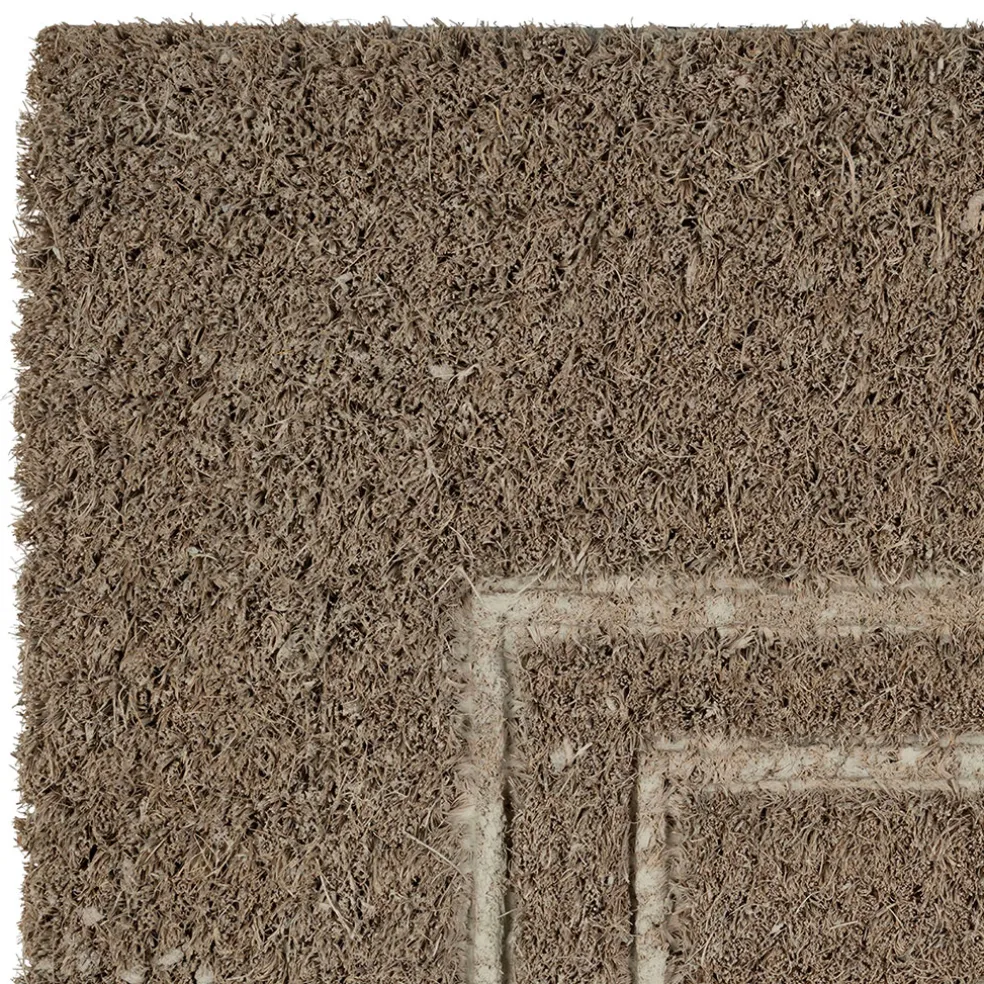 Paillasson "au jardin" en coco naturel 73x43cm - Au Jardin