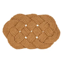 Paillasson tresse en coco naturel 75x45cm - Tresse