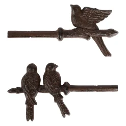 Paire d'embouts fauvette acc-rideau Naturel en Fonte